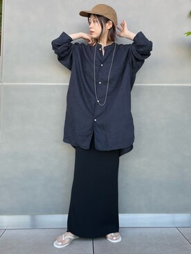 「Chaos」｜「アイテム（帽子）」を使った、chaos_yumiさん（レディース・157cm）の夏コーディネート