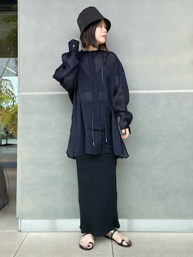 「Chaos」｜「アイテム（帽子）」を使った、chaos_yumiさん（レディース・157cm）の春コーディネート
