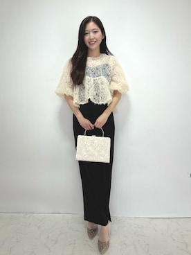 「アイテム（ドレス）」を使った、haremodeさん（レディース・163cm）の秋コーディネート