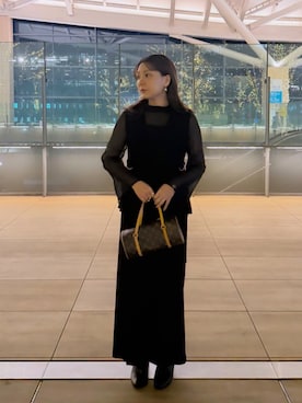 「アイテム（スーツセット）」を使った、haremodeさん（レディース・159cm）の冬コーディネート