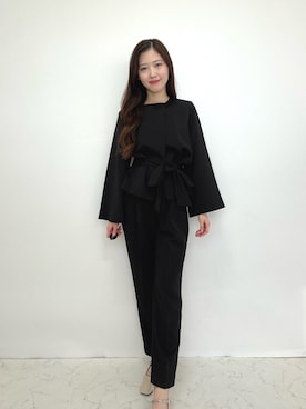 「アイテム（フォーマルスーツ/小物）」を使った、haremodeさん（レディース・163cm）の冬コーディネート