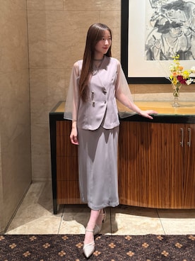 「haremode（ハレモード）のアイテム」を使った、haremodeさん（レディース・163cm）の冬コーディネート