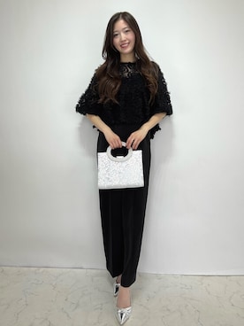 「アイテム（ドレス）」を使った、haremodeさん（レディース・163cm）の秋コーディネート