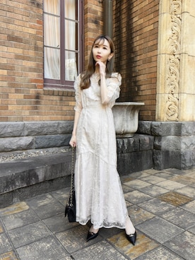 「同窓会」｜haremodeさん（レディース・162cm）の春コーディネート