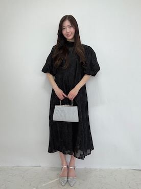 「アイテム（クラッチバッグ）」を使った、haremodeさん（レディース・163cm）の秋コーディネート