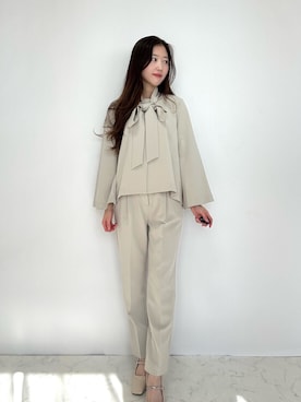 「アイテム（フォーマルスーツ/小物）」を使った、haremodeさん（レディース・163cm）の冬コーディネート