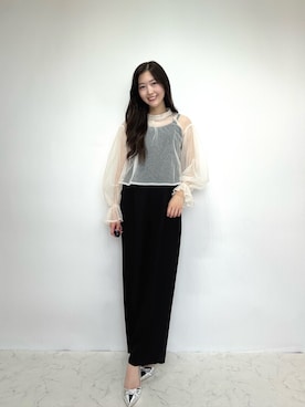 「アイテム（ドレス）」を使った、haremodeさん（レディース・163cm）の秋コーディネート