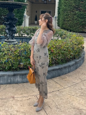 「アイテム（ドレス）」を使った、haremodeさん（レディース・153cm）の冬コーディネート