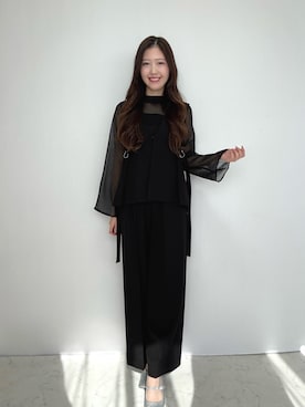 「アイテム（フォーマルスーツ/小物）」を使った、haremodeさん（レディース・163cm）の冬コーディネート