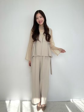 「アイテム（フォーマルスーツ/小物）」を使った、haremodeさん（レディース・163cm）の冬コーディネート