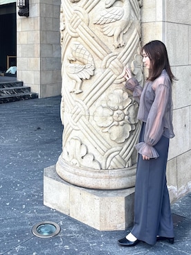 「同窓会」｜haremodeさん（レディース・156cm）の春コーディネート