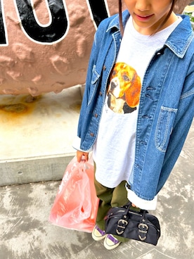 「アイテム（ジャケット/アウター）」を使った、nakayamaricoさん（レディース・167cm・10代）の秋コーディネート