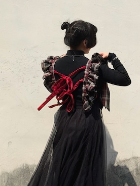 「forksy.（フォルクシー）のアイテム」を使った、Runaさん（レディース・148cm）の春コーディネート