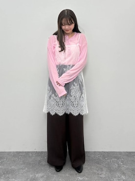 えりこさん（レディース・156cm）の春コーディネート