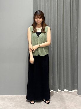 えりこさん（レディース・156cm）の夏コーディネート