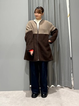 「LEPSIM（レプシィム）のアイテム（サンダル）」を使った、えりこさん（レディース・156cm）の秋コーディネート