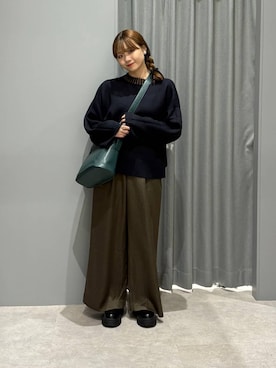 「LEPSIM（レプシィム）のアイテム（サンダル）」を使った、えりこさん（レディース・156cm）の秋コーディネート