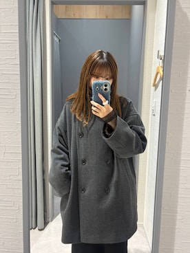 「アイテム（スマホケース/カバー）」を使った、えりこさん（レディース・156cm）の秋コーディネート