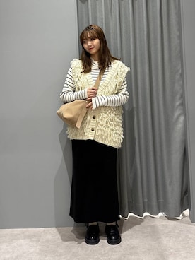 「LEPSIM（レプシィム）のアイテム（サンダル）」を使った、えりこさん（レディース・156cm）の秋コーディネート