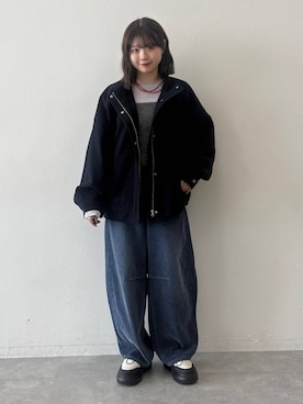えりこさん(レディース・156cm)の秋コーディネート