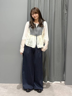 えりこさん（レディース・156cm）の春コーディネート