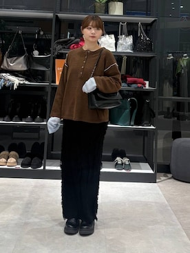 えりこさん（レディース・156cm）の冬コーディネート