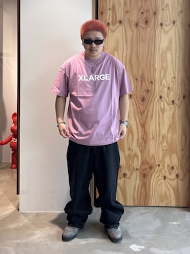 「XLARGE（エクストララージ）のアイテム」を使った、あきらさん（メンズ・168cm）の夏コーディネート