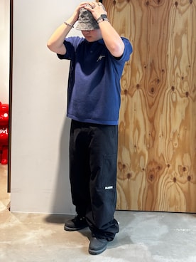 「XLARGE（エクストララージ）のアイテム（トップス）」を使った、あきらさん（メンズ・168cm）の春コーディネート