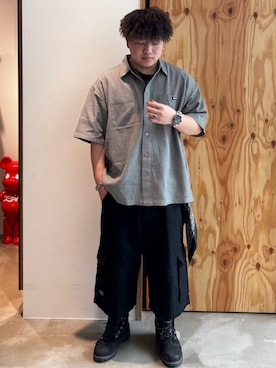 「XLARGE（エクストララージ）のアイテム（トップス）」を使った、あきらさん（メンズ・168cm）の春コーディネート