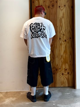 「XLARGE（エクストララージ）のアイテム」を使った、あきらさん（メンズ・168cm）の夏コーディネート