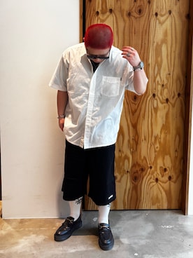 「XLARGE（エクストララージ）のアイテム」を使った、あきらさん（メンズ・168cm）の夏コーディネート