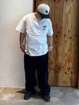 「XLARGE（エクストララージ）のアイテム（トップス）」を使った、あきらさん（メンズ・168cm）の春コーディネート