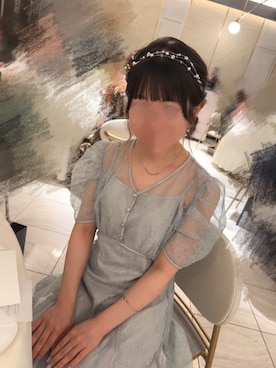 「アイテム（ドレス）」を使った、yachi0526さん（レディース・142cm）の秋コーディネート