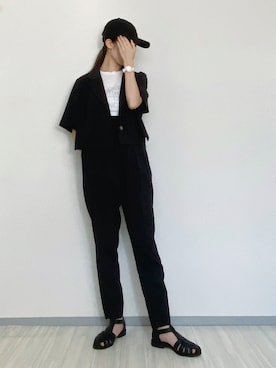 「KLASSE14（クラスフォーティーン）のアイテム」を使った、ほー☺︎さん（レディース・158cm）の夏コーディネート