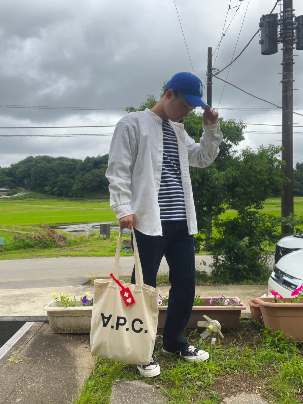 A.P.C.(アーペーセー) コーデュロイ トートバッグ ユニセックス A.P.C.（アーペーセー）の「A.P.C. Lou COUDUROY TOTE BAG アー