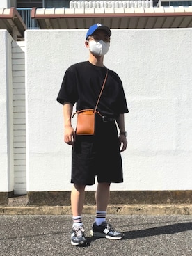 「ごきげんウィーク」｜「アイテム（チノパンツ）」を使った、moto  marubouzuさん（メンズ・163cm）の夏コーディネート