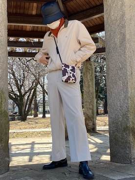 「AIVER（アイバー）のアイテム（帽子）」を使った、ＡＲＡＳＨＩさん（メンズ・178cm）の春コーディネート