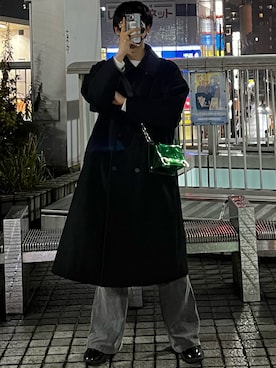 「minsobi（ミンソビ）のアイテム（ジャケット/アウター）」を使った、ＡＲＡＳＨＩさん（メンズ・178cm）の冬コーディネート