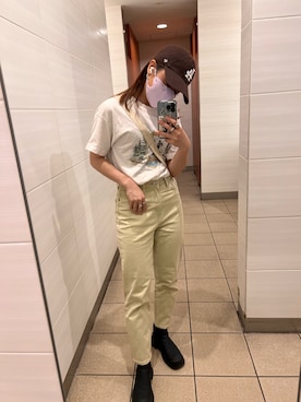 「ラバーブーツ」｜haruさん（レディース・155cm）の春コーディネート