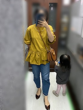 「マスタードイエロー」｜nanairo000716さん（レディース・164cm）の秋コーディネート