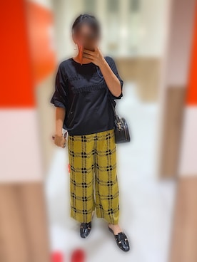 「アイテム（サンダル）」を使った、nanairo000716さん（レディース・164cm）の秋コーディネート