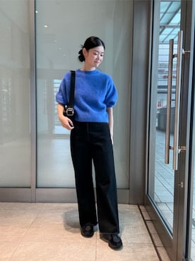 「UNITED ARROWS（ユナイテッドアローズ）のアイテム（パンツ）」を使った、平田（hirata）さん（レディース・165cm）の秋コーディネート