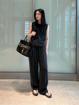 「ASTRAET（アストラット）のアイテム」を使った、平田（hirata）さん（レディース・165cm）の夏コーディネート