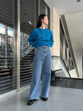 「Paraboot（パラブーツ）のアイテム」を使った、平田（hirata）さん（レディース・165cm）の冬コーディネート