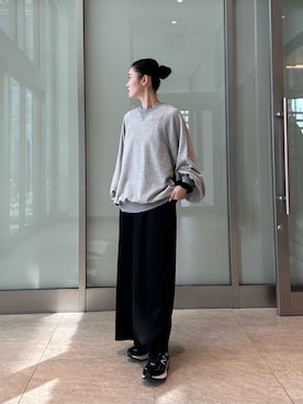 「アイテム（スウェット）」を使った、平田（hirata）さん（レディース・165cm・20代）の秋コーディネート