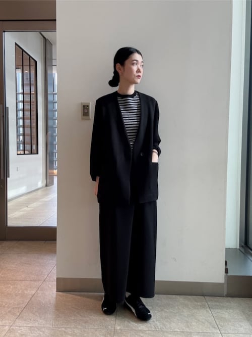 新品未使用！UNITED ARROWS COMFY ノーカラージャケット　黒　S ノーカラージャケット