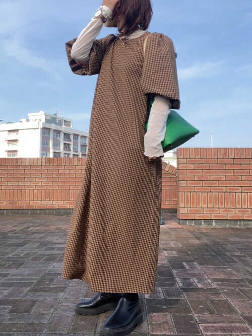 チェックバルーンスリーブワンピース オレンジ Sjkuy8gvj0 Invama Gov Co チェックバルーンスリーブワンピース オレンジ Sjkuy8gvj0 Invama Gov Co