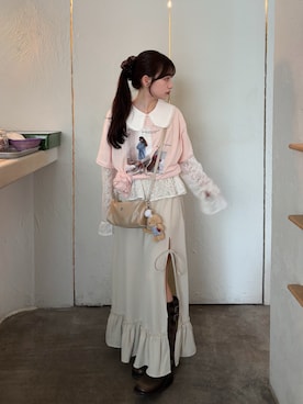 「アイテム（ブーツ）」を使った、amiさん（レディース・148cm）の秋コーディネート