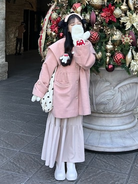 「one after another NICE CLAUP（ワンアフターアナザーナイスクラップ）のアイテム（ブーツ）」を使った、amiさん（レディース・148cm）の秋コーディネート