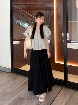 「アイテム（サンダル）」を使った、amiさん（レディース・148cm・20代）の夏コーディネート